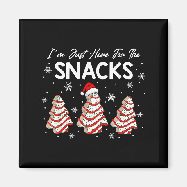Imán I'm Just Here For The Snacks Christmas Cakes Debbi (Frente)
