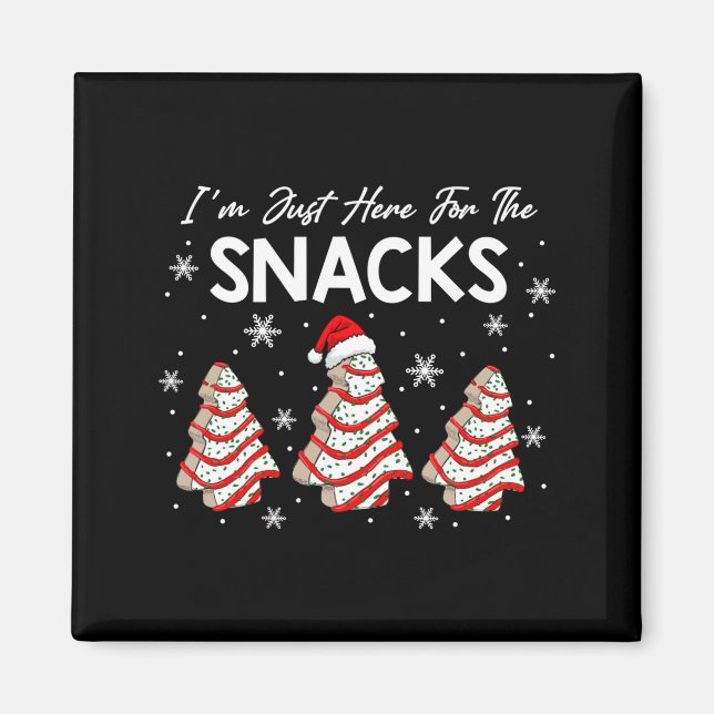 Imán I'm Just Here For The Snacks Christmas Cakes Debbi (Frente)
