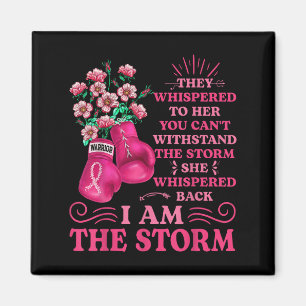 Imán Im La Tormenta Guerrera De Boxeo Cinta Rosa Brea