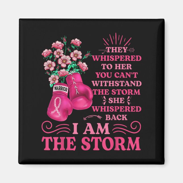 Imán Im La Tormenta Guerrera De Boxeo Cinta Rosa Brea (Frente)