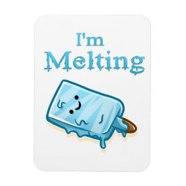 Imán I'm Melting – Cute Popsicle Pun