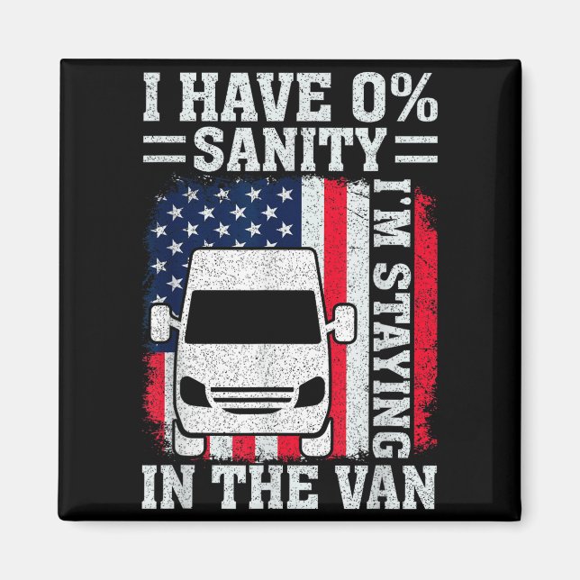 Imán I'm Staying In Tha Van Phasmophobia Funny Man Wome (Frente)