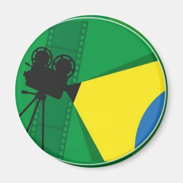 Imán Imã Cinema Brasileiro 🇧🇷 (Frente)
