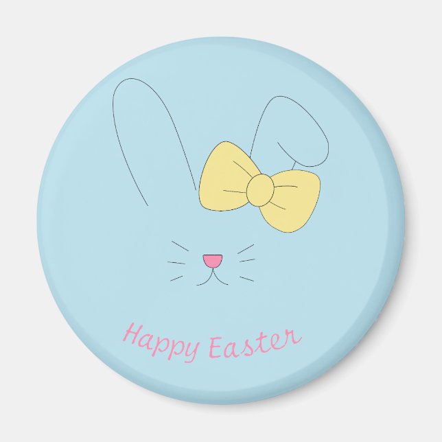Imán Imã de páscoa Happy Easter (Frente)