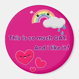 Imán Ímã Gay. Like it! - Pink