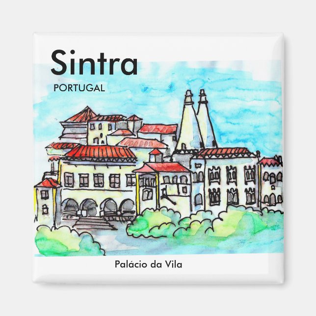 Imán Imã Palácio da Vila Sintra 2 (Frente)