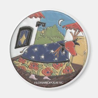 Imán Imã redondo Boi de Mamão