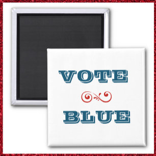 Imán IMAGEN AZUL DE VOTO Patriótico