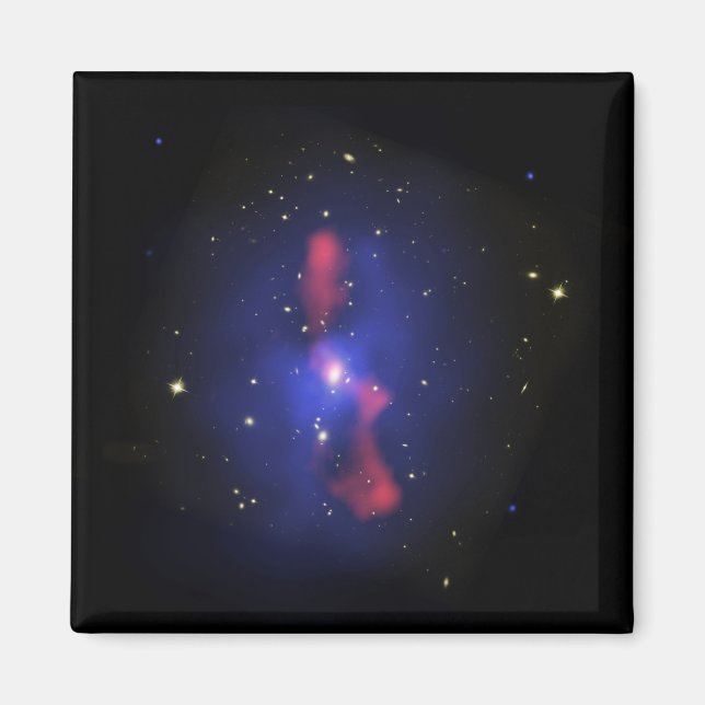 Imán Imagen compuesta de un cúmulo de galaxias (Frente)