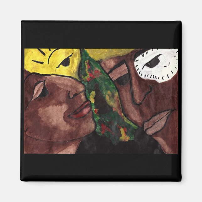 IMÁN IMAGEN DE AMOR AFRICANO (Frente)