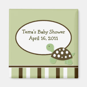 Imán IMAGEN DE Baby Shower Favnet MOD MOD VERDE