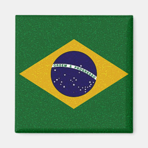 IMÁN IMAGEN DE BANDERA BRASIL