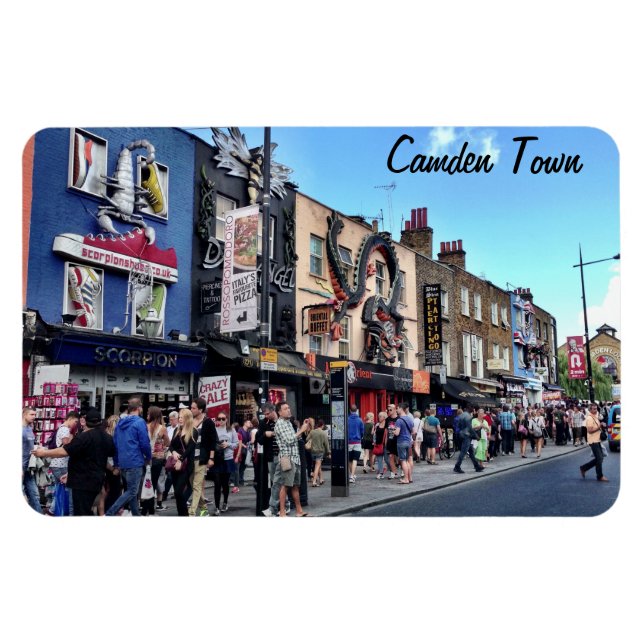 Imán Imagen de Camden Town 4"x6" (Horizontal)