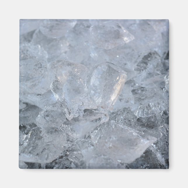 Imán Imagen de cubo de hielo enfriando (Frente)