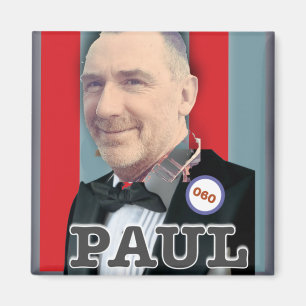 Imán Imagen De Cumpleaños De Paul - Plaza De Insignia