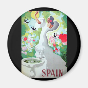 Imán Imagen de España vintage