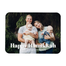 Imán Imagen de foto moderna personalizada con texto Han