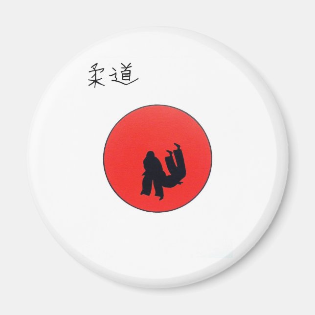 Imán Imagen De Judo (Frente)