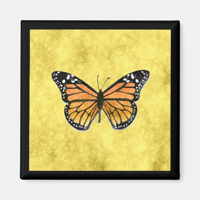 IMÁN IMAGEN DE MONARCH BUTTERFLY (Frente)