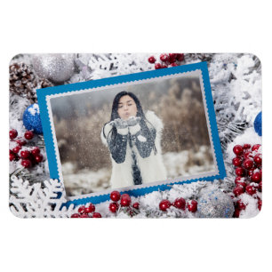 Imán IMAGEN DE Navidades personalizados FOTOGRÁFICOS