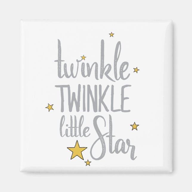 Imán Imagen de Nursery Rhymes Twinkle Twinkle Pequeño D (Frente)