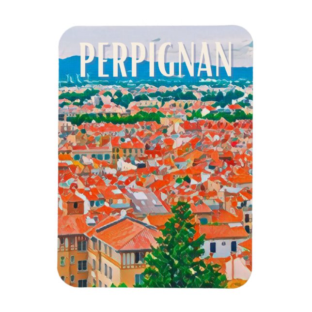 Imán Imagen de Perpignan (Vertical)