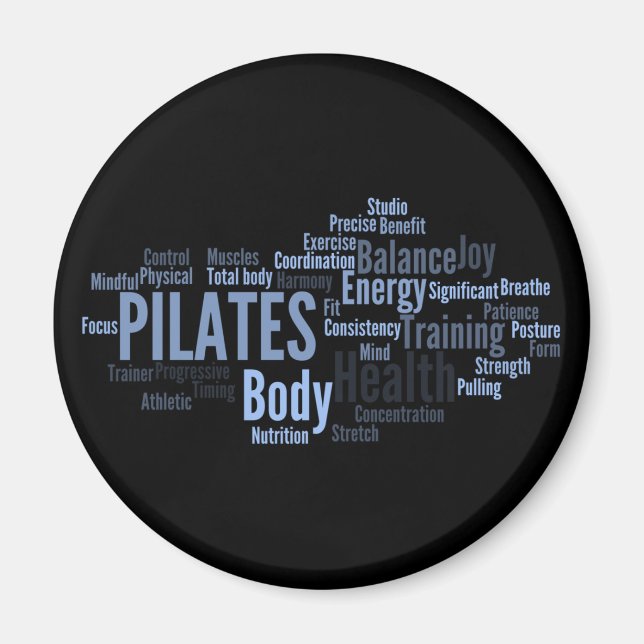 IMÁN IMAGEN DE PILATES (Frente)