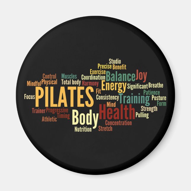 IMÁN IMAGEN DE PILATES (Frente)