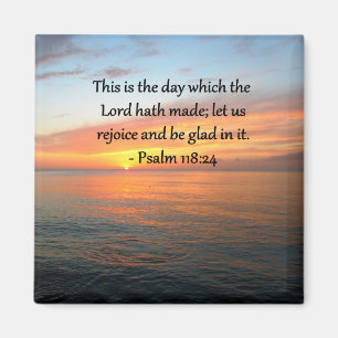 IMÁN IMAGEN DE PSALM 118:24 SUNRISE
