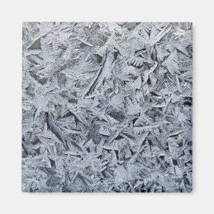 Imán Imagen de textura de cristales de helado