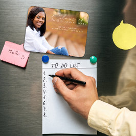 Imán Imagen de un guión de graduación elegante y modern