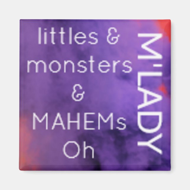 Imán Imagen de Word sobre Lady Gaga (Frente)