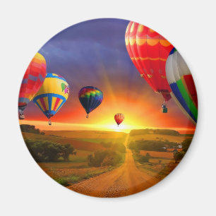 Imán imagen del globo del aire caliente