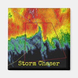 Imán Imagen del radar del cazador de la tormenta