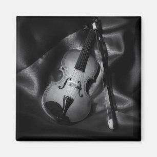 Imán Imagen en blanco y negro de un violín