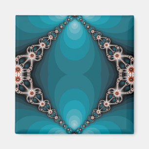 Imán Imagen fractal abstracta de Ocean X 2