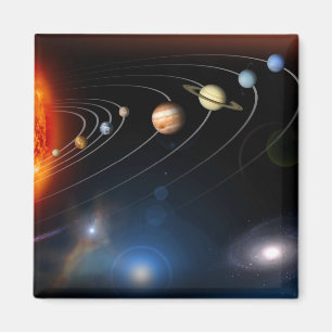 Imán Imagen generada Digital de nuestra Sistema Solar