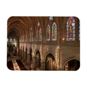 Imán Imagen HDR del interior de la Basílica, Quito, Ecu