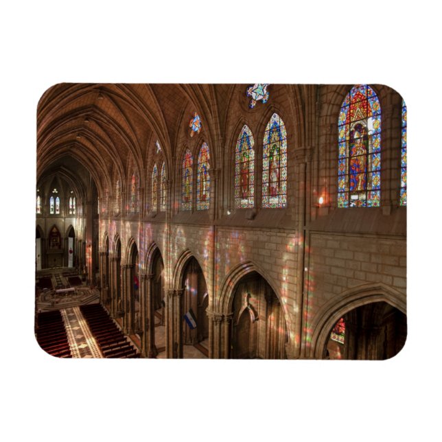 Imán Imagen HDR del interior de la Basílica, Quito, Ecu (Horizontal)