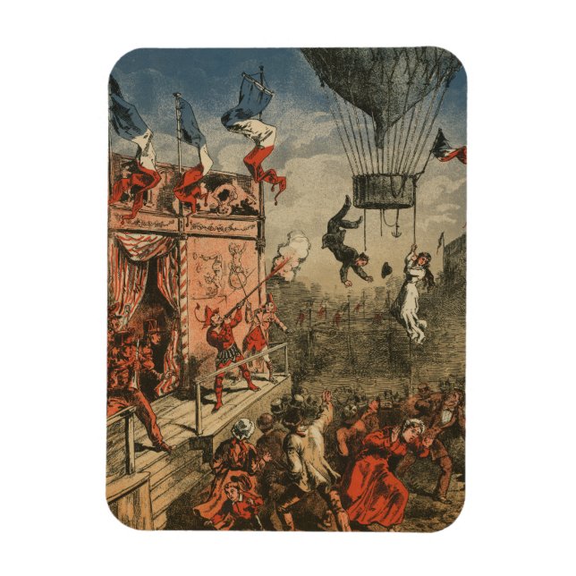 Imán Imagen Humorística De Un Perforador Teatral (Vertical)