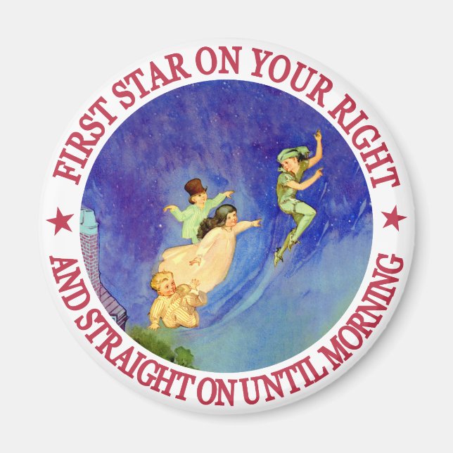 IMÁN IMAGEN ICONICA DE PETER PAN (Frente)