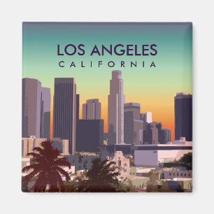 Imán Imagen personalizada del centro de California