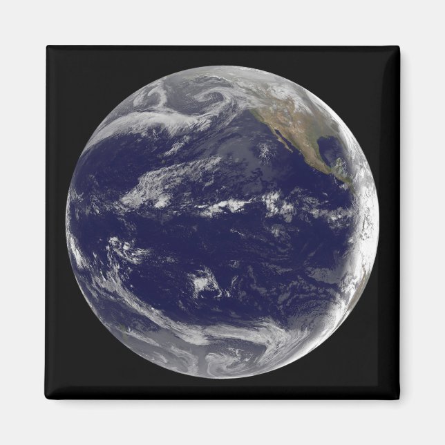 Imán Imagen satelital de la Tierra 2 (Frente)