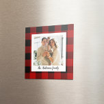 Imán Imagen Y Nombre Personal Del Búfalo Rojo<br><div class="desc">Disfrute del mundo del estilo atemporal gracias a nuestros productos personalizados de Red Buffalo Plaid en Zazzle! Ya sea que esté buscando añadir un toque de encanto rústico a su vida o buscando el regalo perfecto, nuestra colección tiene algo para todos. Descubra el encanto perdurable de Red Buffalo Plaid y...</div>