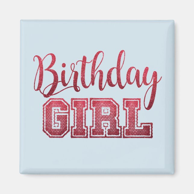 IMÁN IMÁGENES CHICAS DE CUMPLEAÑOS (Frente)