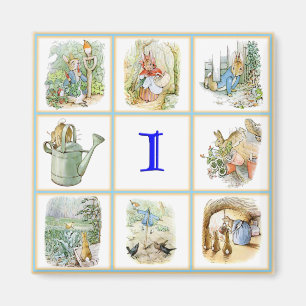 Imán Imágenes de PETER RABBIT personalizadas con la let
