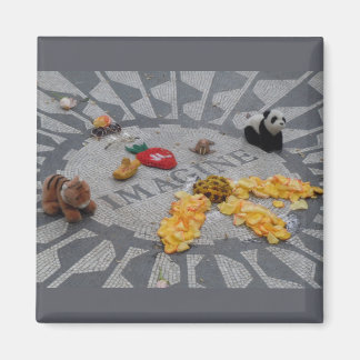 Imán Imagine Strawberry Fields Central Park NYC foto