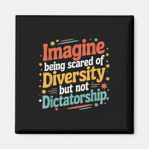 Imán Imaginen El Temor A La Diversidad Pero No Al Dicta