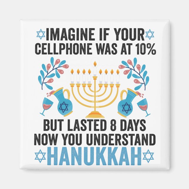 Imán Imaginen Si Su Teléfono Celular Estuviera En El 10 (Frente)