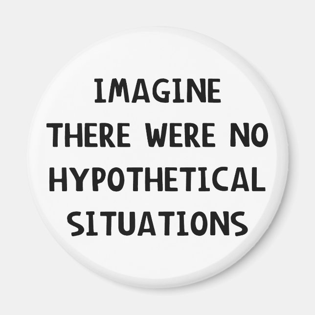 Imán Imagínese hipotético (Frente)